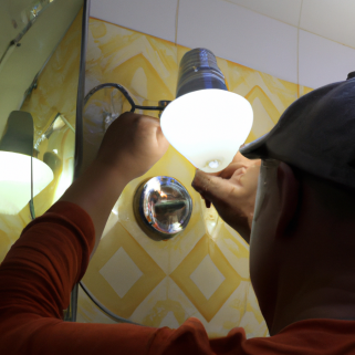 Монтаж на осветление в баня Монтаж на осветление в баня