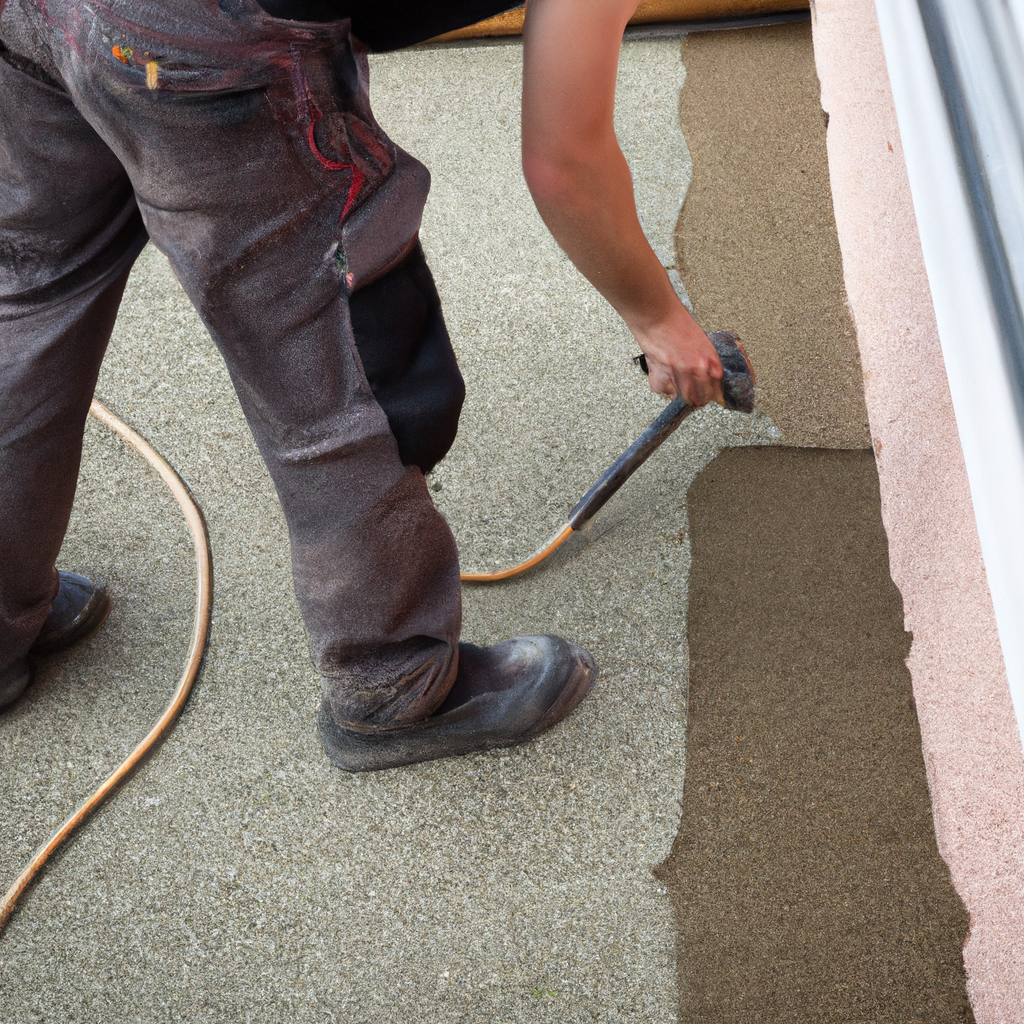 Замазка на външна тераса Замазка на външна тераса