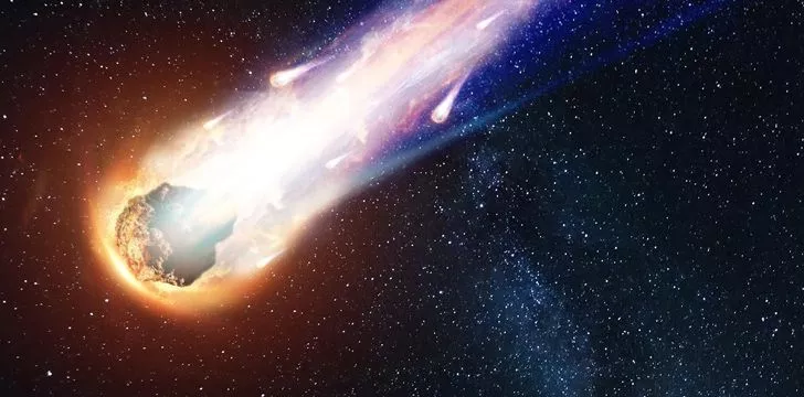 комети и спътници в космоса