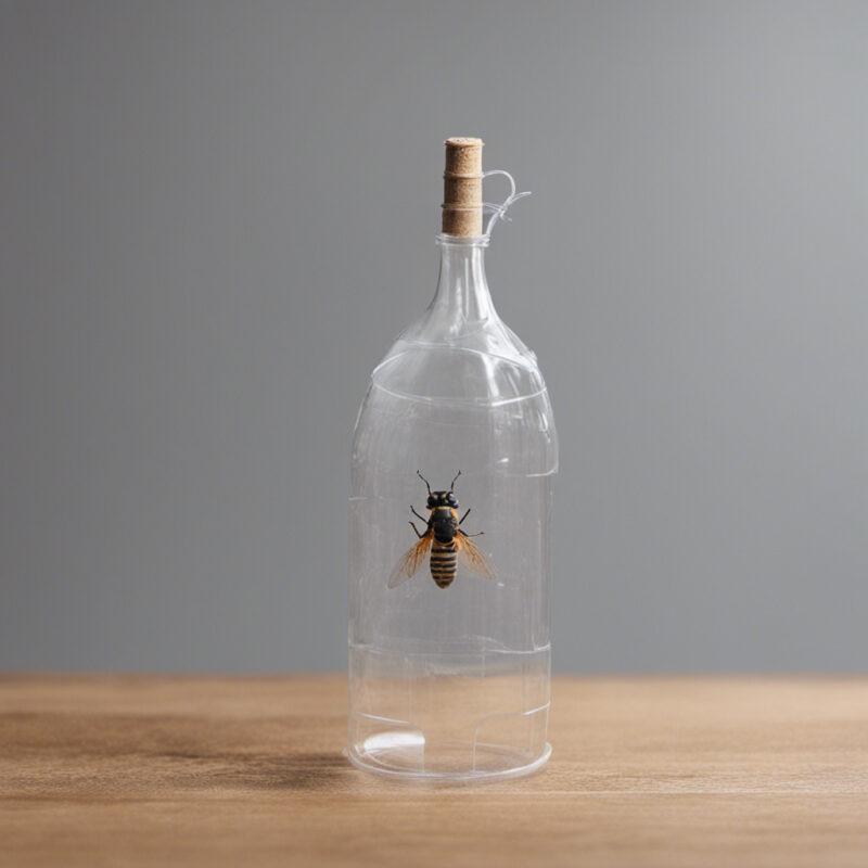 3 капана за плодови мухи, които можете да направите за минути 2 603917 The image depicts a DIY insect trap made from a pl xl 1024 v1 0