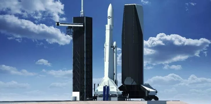 Хронологията на космическите пътувания 11 Снимка на станцията на SpaceX