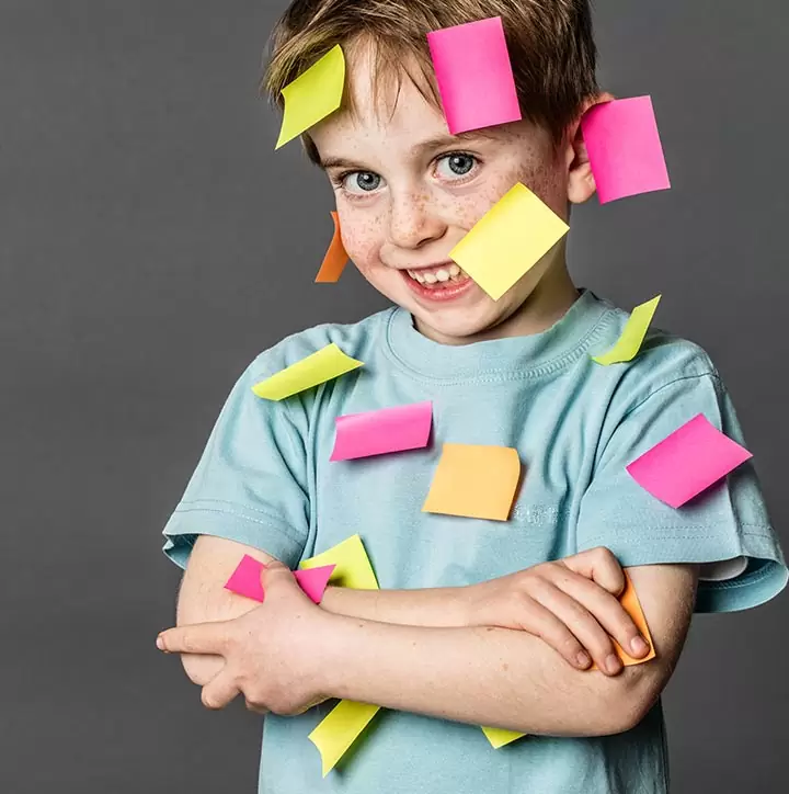 Post It All едноминутна игра за деца Post It All едноминутна игра за деца