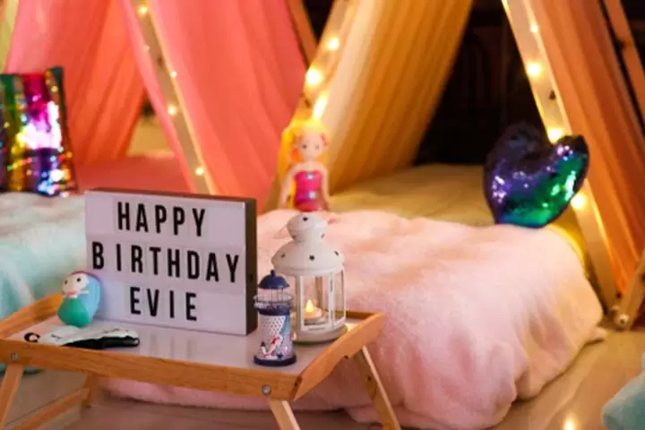 Теми за парти за рожден ден Slumber за момичета Теми за парти за рожден ден Slumber за момичета