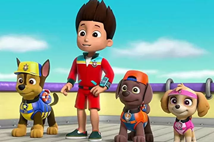 Телевизионно предаване Paw Patrol за деца Карикатура Paw Patrol