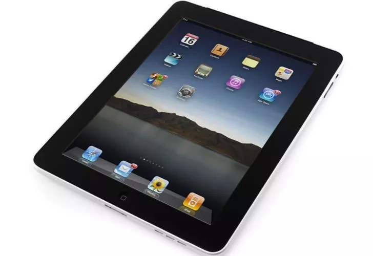 Историята на компютъра 12 Снимка на първо поколение iPad.