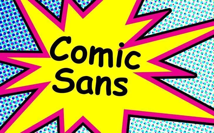 100 изненадващи технологични факта, които не знаете 153 Comic Sans е най-мразеният шрифт в света.