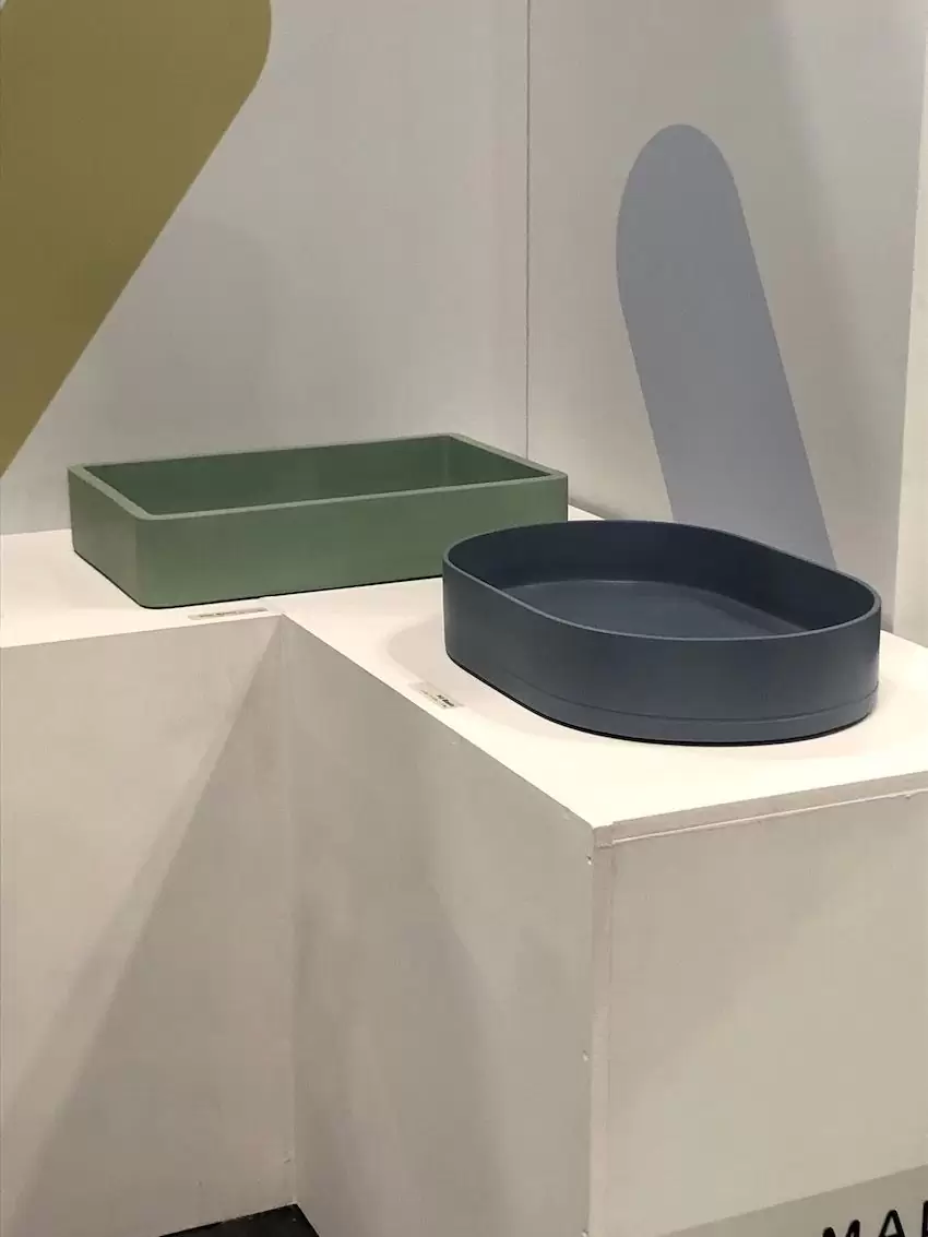 Невероятни дизайни на мивки за баня, които ще ви харесат 27 Кръгла мивка Dutchmaster Midnight Floral Carillon®